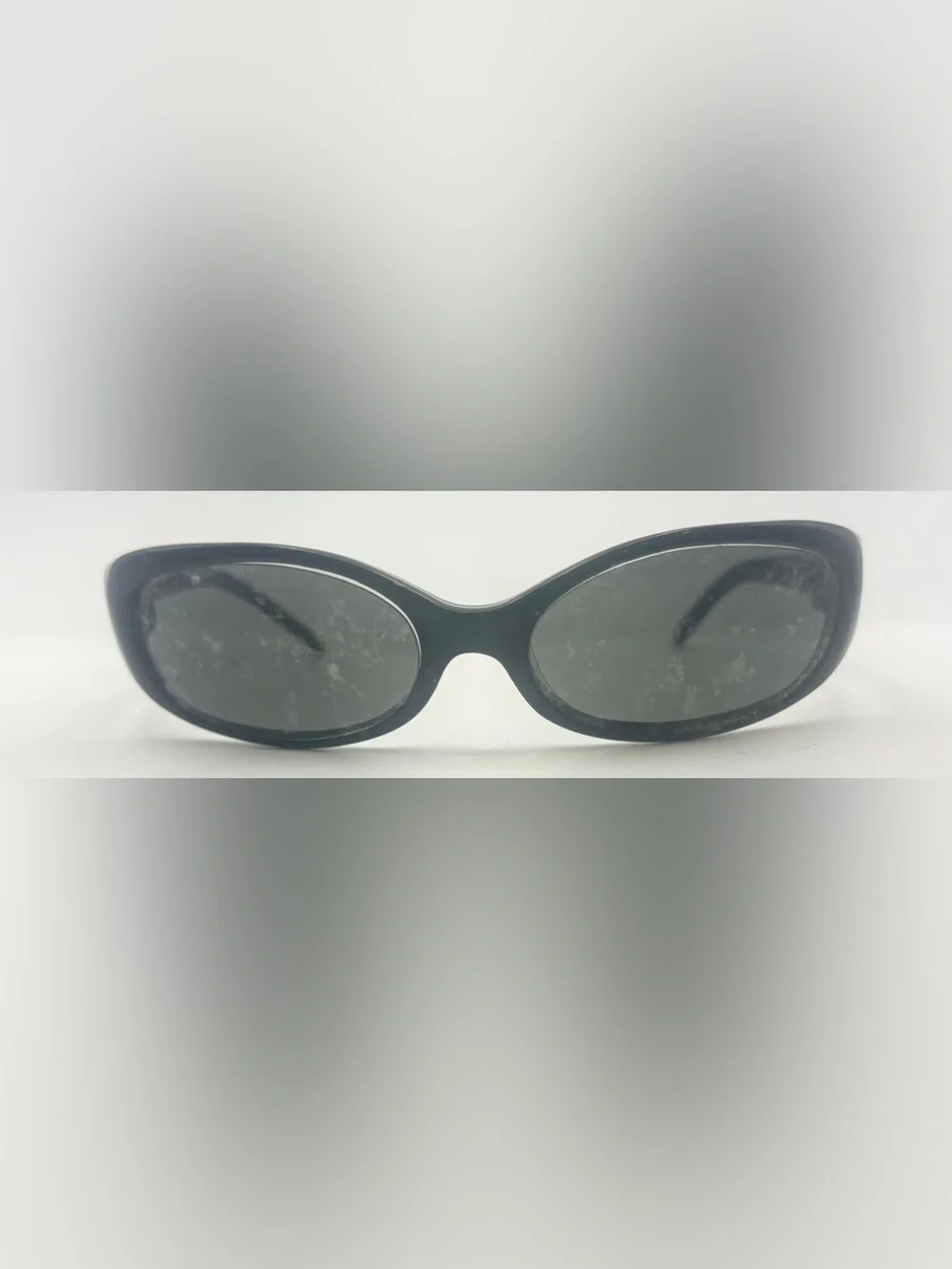 Anne Klein AK5127 Black Oval Sunglasses Frames Only